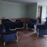 مبلمان ۷ نفره به همراه میز ناهار خوری ۴ نفره مفت