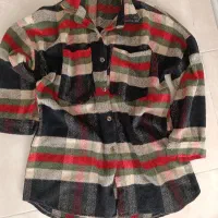 پیراهن پشمی چهارخانه