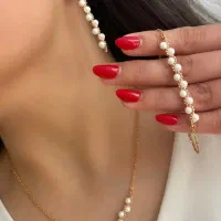 انواع نیم ست و پابند و انگشتر و گوشواره ضد حساسیت|بدلیجات|کرج, کوی کارمندان جنوبی|دیوار