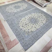 دوعدد فرش دستباف کاشان ربّانی گوشتی