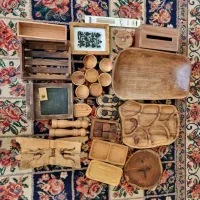 وسایل کامل پذیرای چوبی