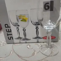 جام شیشه پایه دار نو
