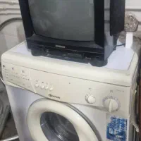 ماشین لباسشویی و تلویزیون