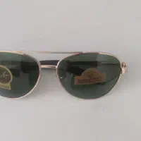 عینک آفتابی دودی شیشه سنگ ری بن Rayban نو آکبند