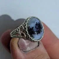 انگشتر نقره عقیق شجر|جواهرات|هشتگرد, فاز ۱ مهستان|دیوار