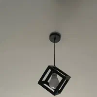 لوستر مکعبی مشکی