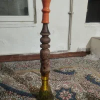 قلیان چوبی سنتی طرح مار کبرا