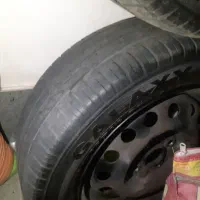 دو لاستیک تیبا با رینگ|قطعات یدکی و لوازم جانبی|پردیس, فاز ۴|دیوار