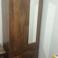 کمد لباس چوب آینه دار