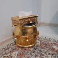 سطل و جا دستمالی ست نو مناسب جهیزیه