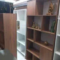 کتابخانه نامتقارن درب دار|کتابخانه، شلف، قفسه‌های دیواری|اصفهان, رهنان|دیوار