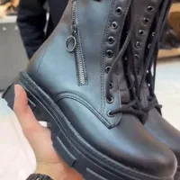 نیم بوت زنانه  مارک یاس دور دوخت ضد حرارت سایز 38