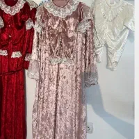 لباست ست بیمارستانی مادرودخترمخمل گیپوردار