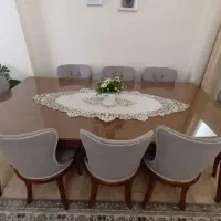 مبلمان و میز ناهارخوری ۸نفره|میز و صندلی غذاخوری|تهران, نظام‌آباد|دیوار