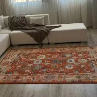 دو عدد فرش طرح سلطان آباد و مراکشی