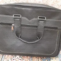 کیف چرم مصنوعی مردانه، مشکی کاملا نو