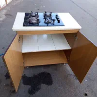 کابینت گاز صفحه ای با اجاق.|اجاق گاز و لوازم برقی پخت‌وپز|رشت, کوی فکوری|دیوار