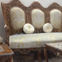 مبل سلطنتی دو طرف منبت|مبلمان خانگی و میز عسلی|ملایر, |دیوار