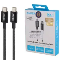 کابل دو سر Type-C انکر A8752،فست شارژ60W،طول 1 متر