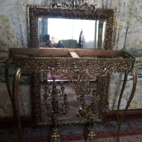 آینه شمعدان برنجی