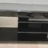 میز ال سی دی  شیشه ای