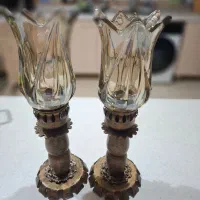 استندگل گل ، گلدان . شمعدان یک جفت|صنایع دستی و سایر لوازم تزئینی|کرج, کوی زنبق|دیوار