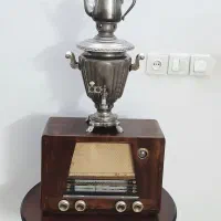 سماور  رادیو لامپی روسی