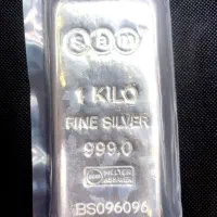 شمش نقره ساچمه و طلای آب شده