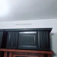 میز مدیریت وکیوم مشکی ۸۰×۱۸۰ ستون ۷۰ سانت نونو