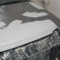 نقاشی اتومبیل واکس پالش