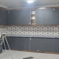 کابینت فلز درب ام دی اف.و تمام فلز.