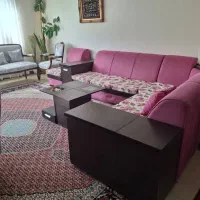 مبل راحتی ال ۷ نفره به همراه میز جلو مبلی