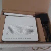 مودم روتر فیبر نوری wifi کاملا اکبند و برق نخورده