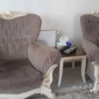 مبل نیمه استیل 8 نفره با نهار خوری 8 نفره|مبلمان خانگی و میز عسلی|رباطکریم, رباطکریم|دیوار