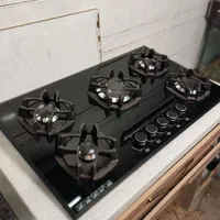 اجاق گاز رومیزی چدن طرح دار صفحه ای/دهسال گارانتی