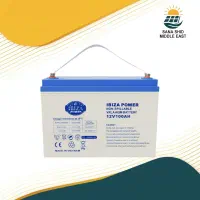 باتری 100 آمپر 12 ولت ژل ایبیزا پاور Ibiza Power