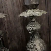 آیینه شمعدان برنجی