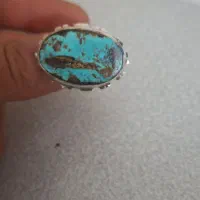 انگشتر نقره فیروزه|جواهرات|بابل, |دیوار