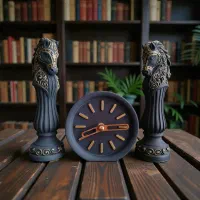 ست سه تکه مجسمه و ساعت رومیزی پارسیان