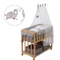 تخت نوزاد کنار مادر|تخت و صندلی بچه|کرمانشاه, |دیوار