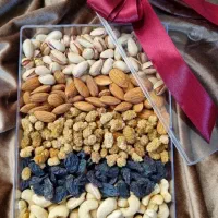 آجیل هدیه شب چله برای عروس و کارمندان