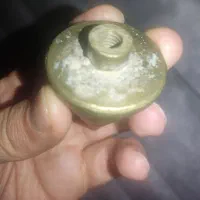 شاقول برنجی خوراک خور قدیمی آنتیک عتیقه کلکسیونی