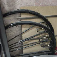 تخت یک نفره فرفوژه فلزی سالم