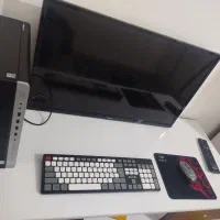 مینی کیس نسل 7 hp همراه وسایل و تلویزیون 32 اینچ