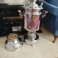 سماورنفتی و گازی قدیمی  ۲۰ لیتری در حد نو