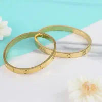 دستبند النگویی زنانه طرح کارتیه