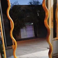 اینه با قاب چوبی|آینه|قم, قلعه کامکار|دیوار