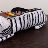 جامدادی ببری بافتنی