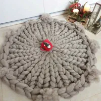 چانکی دست بافت برای دکور خونه یا اتلیه