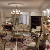 مبل استیل هفت نفره با ناهار خوری هشت نفره